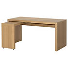 IKEA Malm Työpöytä 151x65cm (Med Utdragsskiva)