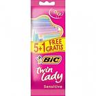 BIC Twin Lady Sensitive Disposable 6-pack