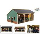 Kids Globe Farm shed for 3 vehicles 1:16