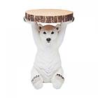 Kare Polar Bear Sidobord Ø37cm