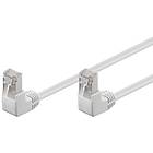 Goobay F/UTP Cat5e RJ45 - RJ45 (2x angled) 0.25m