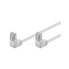 Goobay F/UTP Cat5e RJ45 - RJ45 (2x angled) 2m