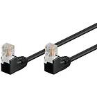 Goobay U/UTP Cat5e RJ45 - RJ45 (2x angled) 0,25m