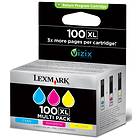 Lexmark 100XL (Cyan/Magenta/Gul)
