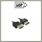 SCP Structured Cable Products Ultraslim HDMI - HDMI High Speed + Ethernet 0,5m