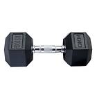 DKN Technology Rubber Hex Dumbbell 15kg