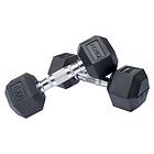 DKN Technology Rubber Hex Dumbbells 2x6kg