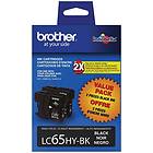 Brother LC65HYBK (Black) 2-pack