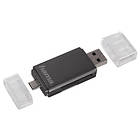 Hama USB 2.0 OTG 2-in-1 Card Reader (54130)