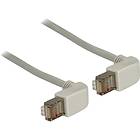 DeLock S/FTP Cat5e RJ45 - RJ45 (2x angled) 1m