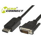 MicroConnect DVI-D - DisplayPort 5m