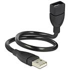 DeLock USB A - USB A M-F 2.0 0.35m