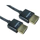 Cables Direct Super Slim HDMI - HDMI High Speed with Ethernet 1m