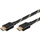 Goobay Cotton Sheath HDMI - HDMI High Speed with Ethernet 2m