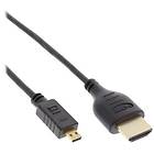 InLine Super Slim Premium 18Gbps HDMI - HDMI Micro High Speed with Ethernet 1,5m