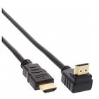 InLine Gold HDMI - HDMI Haute vitesse avec Ethernet (angled) 1,5m