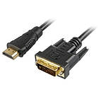 Sharkoon HDMI - DVI-D Dual Link 5m