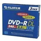 Fujifilm DVD-R DL 8,5GB 4x 3-pack Jewelcase