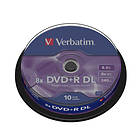 Verbatim DVD+R DL 8,5GB 8x 10-pack Spindel