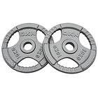 DKN Technology Tri Grip Cast Iron Olympic Weight Plates 2x10kg