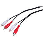 AV-link 2.6mm 2RCA - 2RCA 1.2m
