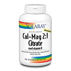 Solaray Cal-Mag 2:1 Citrate 180 Kapsler