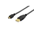 Ednet Braided USB A - USB Mini-B 2.0 3m