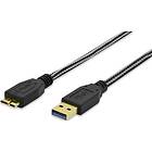 Ednet Braided USB A - USB Micro-B 3.0 1,8m