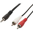 Valueline VLA 3.5mm - 2RCA 2m