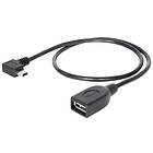 DeLock USB A - USB Mini-B (angled) F-M 2.0 0.5m