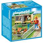 Playmobil Country 6140 Enfant avec enclos à lapins et clapier