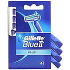 Gillette Blue II Plus Disposable Pack de 4