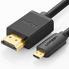 Ugreen HD127 HDMI - HDMI Micro Haute vitesse avec Ethernet 3m