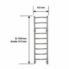 Somatherm Strand LSH-9 RS 230V 100W 435x1225 (Krom)