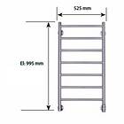 Somatherm Solvik LS-1000 RS 230V 100W 525x955 (Chrome)