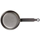 La Valenciana Polished Steel Flat Stekpanna 22cm (med handtag)