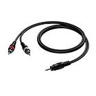 Procab Basic CAB711 3.5mm - 2RCA 10m