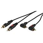Vivanco 2RCA - 2RCA (angled) 1,5m