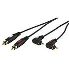 Vivanco 2RCA - 2RCA (angled) 2,5m