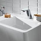 Oras Il Bagno Alessi Sense Tvättställsblandare 8710F (Krom/Vit)