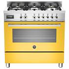 Bertazzoni Professional Series PRO90 6 MFE S GI T (Yellow)