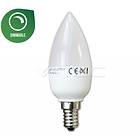 V-TAC LED Bulb Candle 470lm 3000K E14 6W