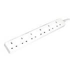 Masterplug Six Gang Extension 1m