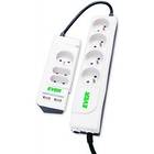 Ever Office 4+3-Way 2xUSB 3m (1,8+1,2m)