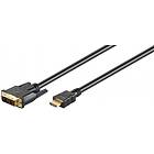 MicroConnect HDMI - DVI-D Single Link 7m