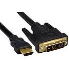 MicroConnect HDMI - DVI-D Single Link 15m