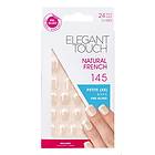 Elegant Touch Natural French False Nails 24-pack