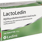 Ledins Lactoledin Mjölksyrabakterie kanssa Inulin 100 Tabletit