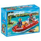 Playmobil Wild Life 5559 Inflatable Boat with Explorers