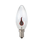 Calex Candle Lamp Flicker Flame 5lm 2000K E14 3W